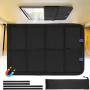 RV Skylight Window Shade, 23 ¼" (L) X 15 ¼" (W)Foldable Magnet RV Blackout Cover