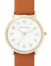 [TONY+WILL] Small Astral Watch in Tan