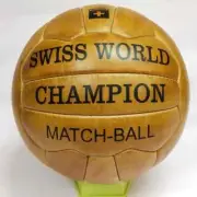 Swiss World CHAMPION (special) | OMB | FIFA World Cup 1954 *Genuine Leather*