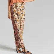 Anthropologie Smocked Balloon-Leg Pants Floral Sz. 2 NWT