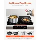6000W 4 Burner Induction Cooktop Electric Touch Control Countertop Heater