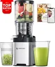 Cold Press Juicer 126mm Chute Whole Fruits Vegetables Slow Masticating BPA-Free