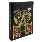 2024 AFL Select Footy Stars Vinyl Album 26 x 9 Pocket Pages + 2 Sealed Packs