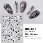 3D Nail Art Stickers Decals Audrey Hepburn Self-adhesive Gel Polish DIY NH12