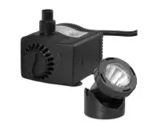 Totalpond .03 HP or 400 GPH Low Water Shut-Off Fountain Pump with LED Light