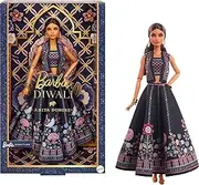 [Barbie] Signature Diwali Doll by Anita Dongre Wearing Festival of Lights Look, Holiday Collectible with Doll Stand & Certificate of Authenticity