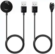 FitTurn Charger intended for Garmin Forerunner 225/225S/955/955 Solar Charger Replacement USB Charger Charging Cable Dock