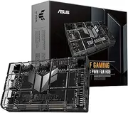 ASUS TUF Gaming ARGB PWM Fan Hub (6X Ports for PWM Case Fan and ARGB Control, 2X SATA Power Ports, Synchronises Cooling and Light Effects, Magnetic Mount, Power Indicator)