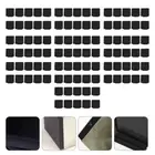 100 Pcs Square Pipe Plug Chair Leg Plugs Worktop End Cap Tube Bung Glide