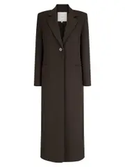 Harris Tapper | Tuxedo Coat in Brown Umber | The UNDONE