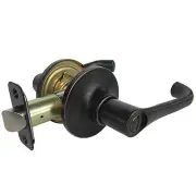 TruGuard LYPX701B Reversible Milano Privacy Lever Lockset, Aged Bronze -