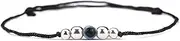 [DHRUVS COLLECTION] Exclusive 925 Pure Silver Baby Evil Eye Thread Anklet With 4 Silver Balls Anklet/Payal For Girls (6 Years Onwards)
