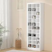Artiss Shoe Rack 12 Tier Shelves Shoes Organiser Storage Shelf 36 Pairs White