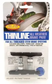KOOL-STOP THINLINE MOUNTAIN BIKE V BRAKE PADS SHOES NEW