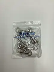 (QTY 10) Bytiyar 2 "Swivel Snap Clip Hooks Silver
