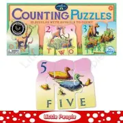 eeBoo Animal Counting Puzzles 10 puzzles 3 pieces each