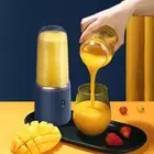 6 Blades Portable Juicer Small Electric Juicer Fruit Automatic Smoothie Blender