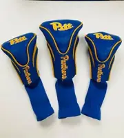 NCAA Pittsburgh Panthers Golf Contour Head Covers Set of 3 Royal