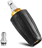Pressure Washer Tips Turbo Nozzle Pressure Washer 3600 PSI Max Rotating Pressure Washer Nozzle with 2PCS 1/4'' Quick Connect for Cleaning Brick, Concrete, and Vinyl Surfaces