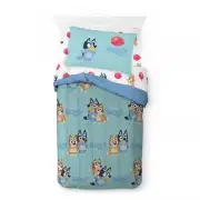 !WOW! New BLUEY & BINGO 5 Piece Twin Bed in a Bag Comforter & Sheet Set