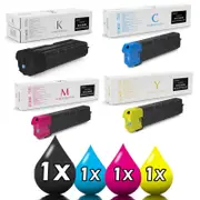 4 Pack Genuine Kyocera TK-8739 Toner Cartridges Value Pack [1BK,1C,1M,1Y]