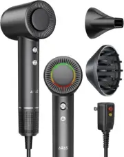 Hair Dryer, Negative Ionic Blow Dryer with 160000 RPM Professional Black