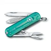 NEW Victorinox Swiss Army Knife Classic SD Transparent Tropical Surf