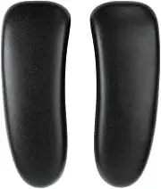 Vinyl Arm Pads Caps for Remastered Aeron Chair Graphite Black, Can not fit Classic Aeron.