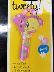 LOONEY TUNES BLING YELLOW TWEETY BIRD SCHLAGE SC1 KEYBLANK