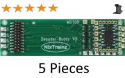 NixTrainz Decoder Buddy ~ New ~ NTZ5 V5B ~ 12 Outputs ~ 21 Pin Decoders ~ 5 Pack