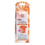 Vibrant Orange Fabric Dye Kit - Effortless Tie-Dye Magic!