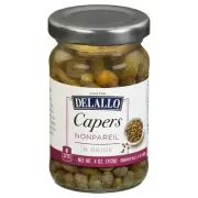 Delallo Capers Nonpareil In Brine - Single 4oz Jar
