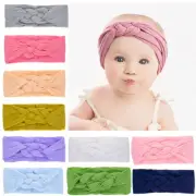 Newborn Toddler Kid Baby Girls Turban Knot Elastic Headband Headwear Accessories