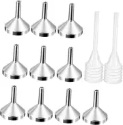 Mikinona 10 Pcs Funnel Flash Suit Plastic Funnel Glass Dispenser Essential Oi...