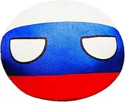 Cartoon Countryballs Plushies Soft Stuffed Anime Country Balls Plush Pillow Throw Pillow for Bedtime Room Decor Home Decoration (Russia 30cm/12inch)