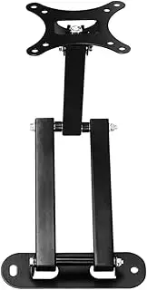 Vaguelly Tv Wall Mount Bracket for LCD Monitors Fixed Frame with Tilt Angle Space Saving Design High Grade Fit Load Capacity Black