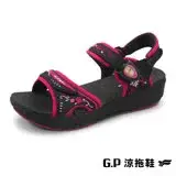 在飛比找遠傳friDay購物優惠-【G.P 】高臺優雅雕花涼鞋(G2347W-15)黑桃(SI