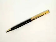 Parker Insignia Custom Black & Gold Ballpoint Pen Made In USA New In Box