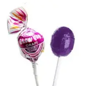 48 PIECE BULK GRAPE CHARMS BLOW POPS CANDY LOLLIPOPS PARTY FAVORS HARD CANDY GUM
