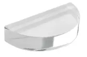 Semicircular Block, 3 Inch - Acrylic - Polished Sides - Eisco Labs