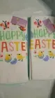 Set of 2 Spritz Happy Easter 2ct Kitchen Towels 16 x 26 Cotton