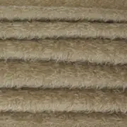 1/6 yd 325S/CM Stone INTERCAL 5/8" Semi-Sparse Curly Matted Mohair Plush Fabric