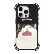 iPhone 16 Pro Bounce Case MagSafe Compatible AHH! Cat by Watercatlor