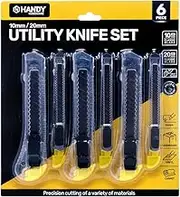 Handy Hardware Classic Utility Knife, Clear (Pack of 6)