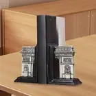 2 Pieces Book Stoppers Recipe Books Vinyl Records Bookshelf Resin Book Ends