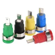 Banana Female Jack Socket Binding Post for 4mm Banana Plug Connectors 10 Pcs