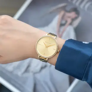 MICHAEL KORS 晶鑽錶 手錶 38mm 金色鋼錶帶 女錶 手錶 腕錶 MK4399 MK(現貨)