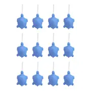 12x LVD Ceramic Hanging Turtle Home/Office Durable Display Decor 8x5cm Marine