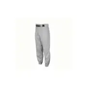 Men's Traditional Fit Baseball Pants Gray Medium NWT BP350-BG-90