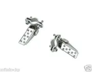 BIKE BICYCLE FOLDABLE STEEL FRONT AXLE FOOT PEGS BMX MTB NEW